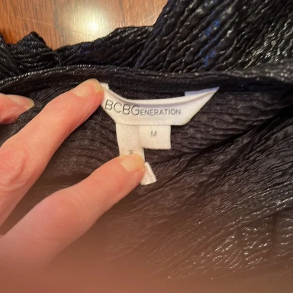 BCBG Lurex Knit Mini Dress - Picture 3 of 3